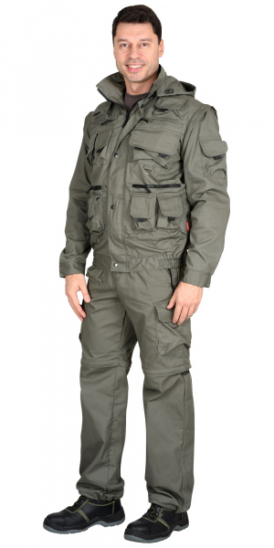 Костюм "Тигр" брюки, оливковый (тк.Смесовая,245)